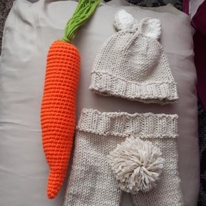 Bunny newborn 0-3 months photography outfit